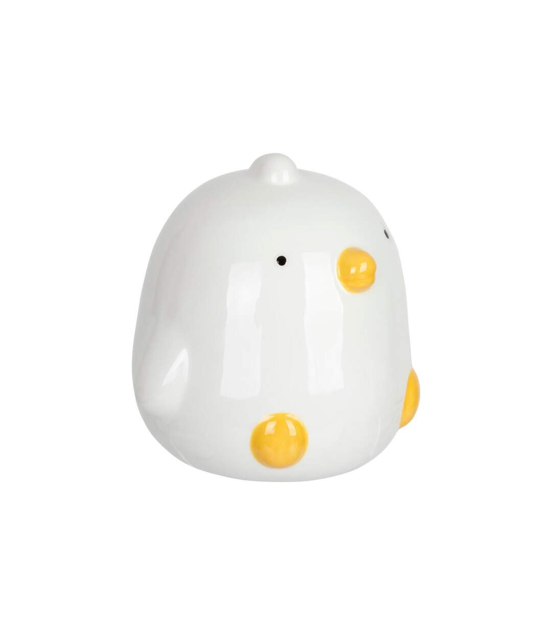 Tirelire Enfant en Dolomite Poussin 15cm Blanc-1