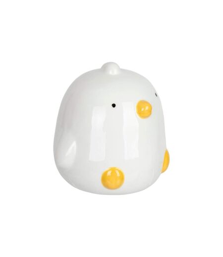 Tirelire Enfant en Dolomite Poussin 15cm Blanc