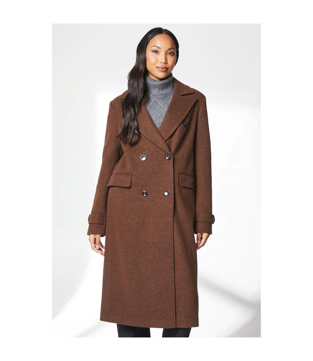 Trench femme chocolat Principles-3