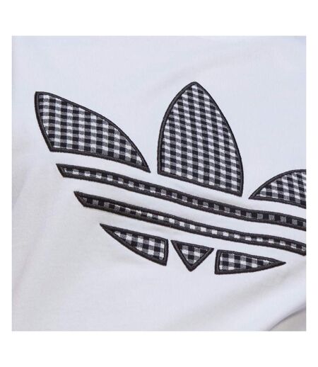 T-shirt Blanc Femme Adidas Trefoil - 14A