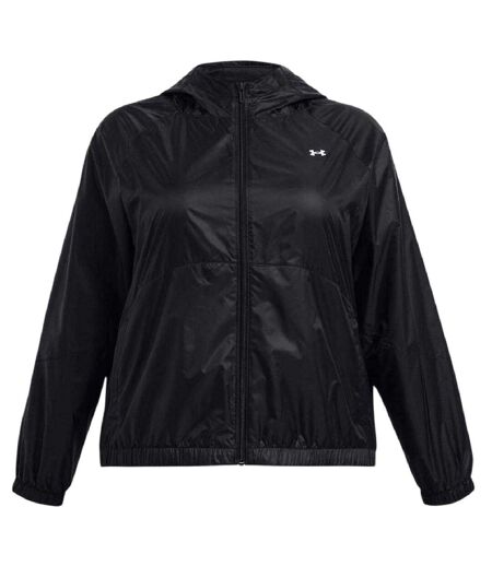 Womens/ladies Loose Fit Windbreaker Black Under Armour