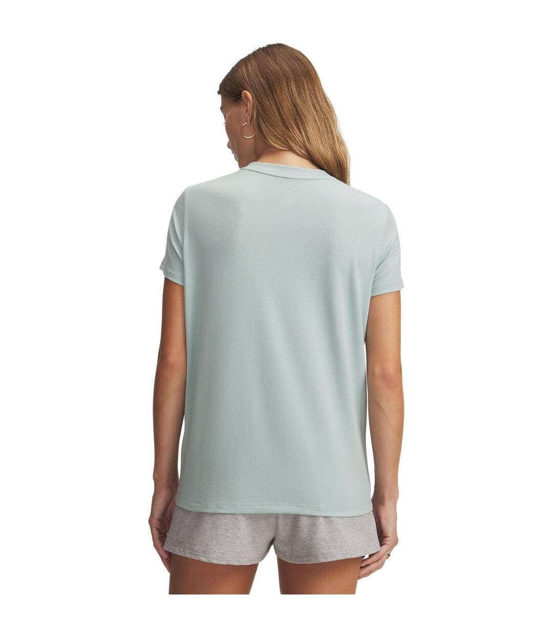 T-shirt Manches Courtes Rival Core Femme Bleu Blanc Under Armour-2