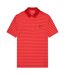 Polo De Golf Motif Rayure Large Homme Rouge Lyle & Scott-2