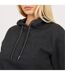Womens/ladies Drawstring Hoodie Charcoal Brave Soul-4