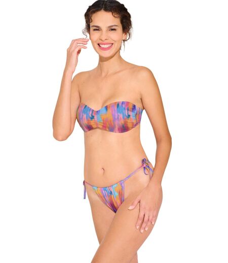 Haut maillot de bain bandeau préformé sans armatures JERSEY Lisca Cheek