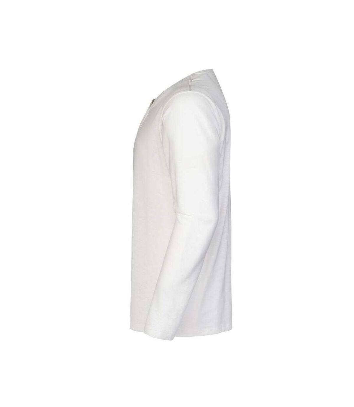 James Harvest Mens Stoneton Melange Long-Sleeved Sweatshirt (White)