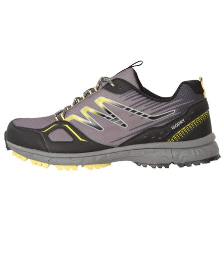 Mens Enhance Trail Waterproof Running Trainers Grey Mountain Warehouse