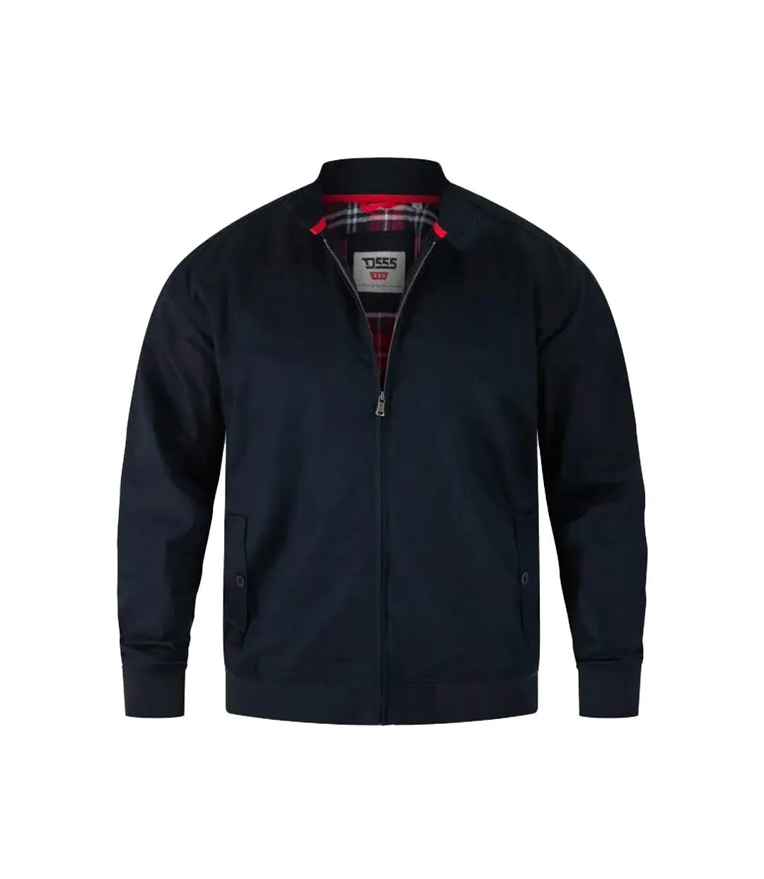 Mens D555 Kent Kingsize Harrington Jacket Navy Duke-1