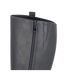 Womens/ladies Dolores High Cut Zipped Boots Black Cipriata-3