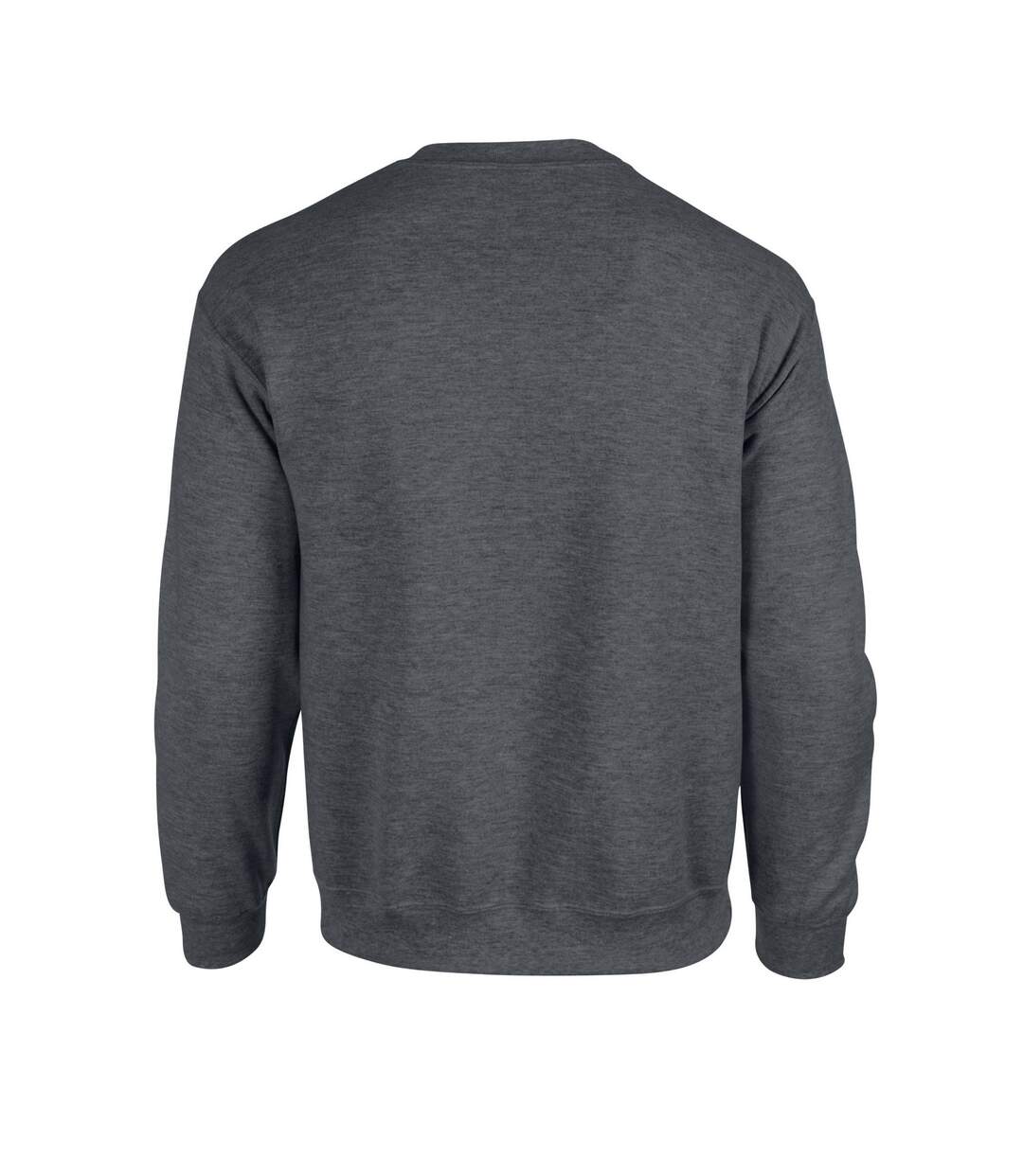 Sweat Homme Gris Foncé Chiné Gildan-2