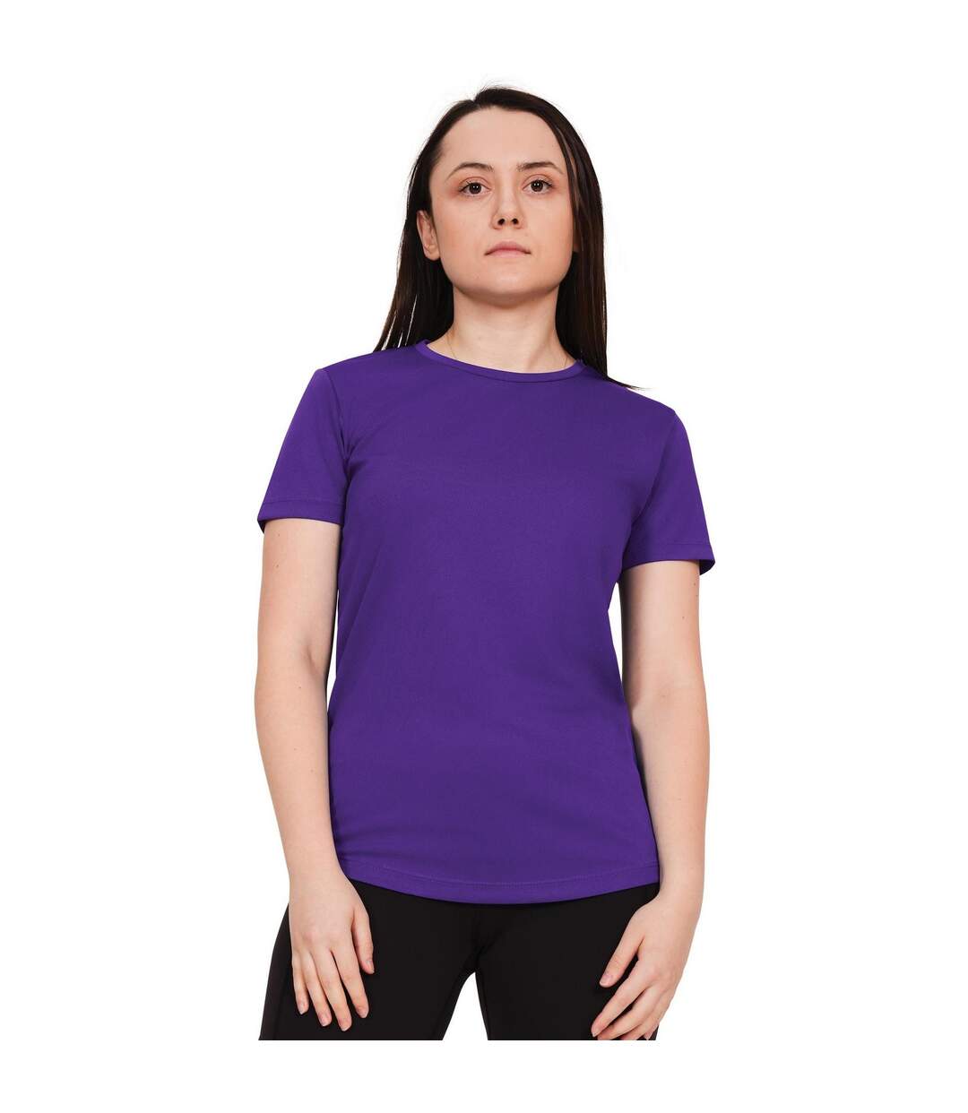 T-shirt original tech femme violet Casual Classics