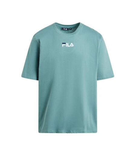 T-shirt bleu homme fila embroidered - l