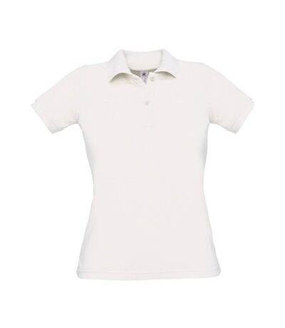 Polo Safran Pure Femme Blanc B&C