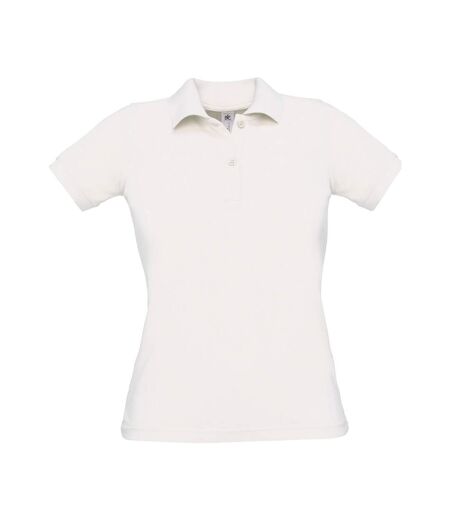 Polo Safran Pure Femme Blanc B&C