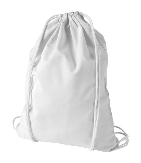 Bullet Oregon Cotton Premium Rucksack (White) (44 x 32 cm) - UTPF1345