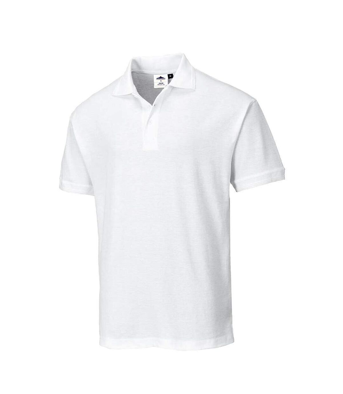 Portwest Mens Naples Polo Shirt (White)