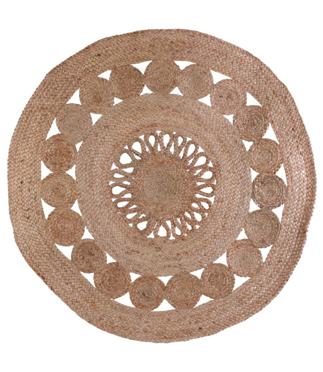 Tapis rond en jute collection NÎMES-1