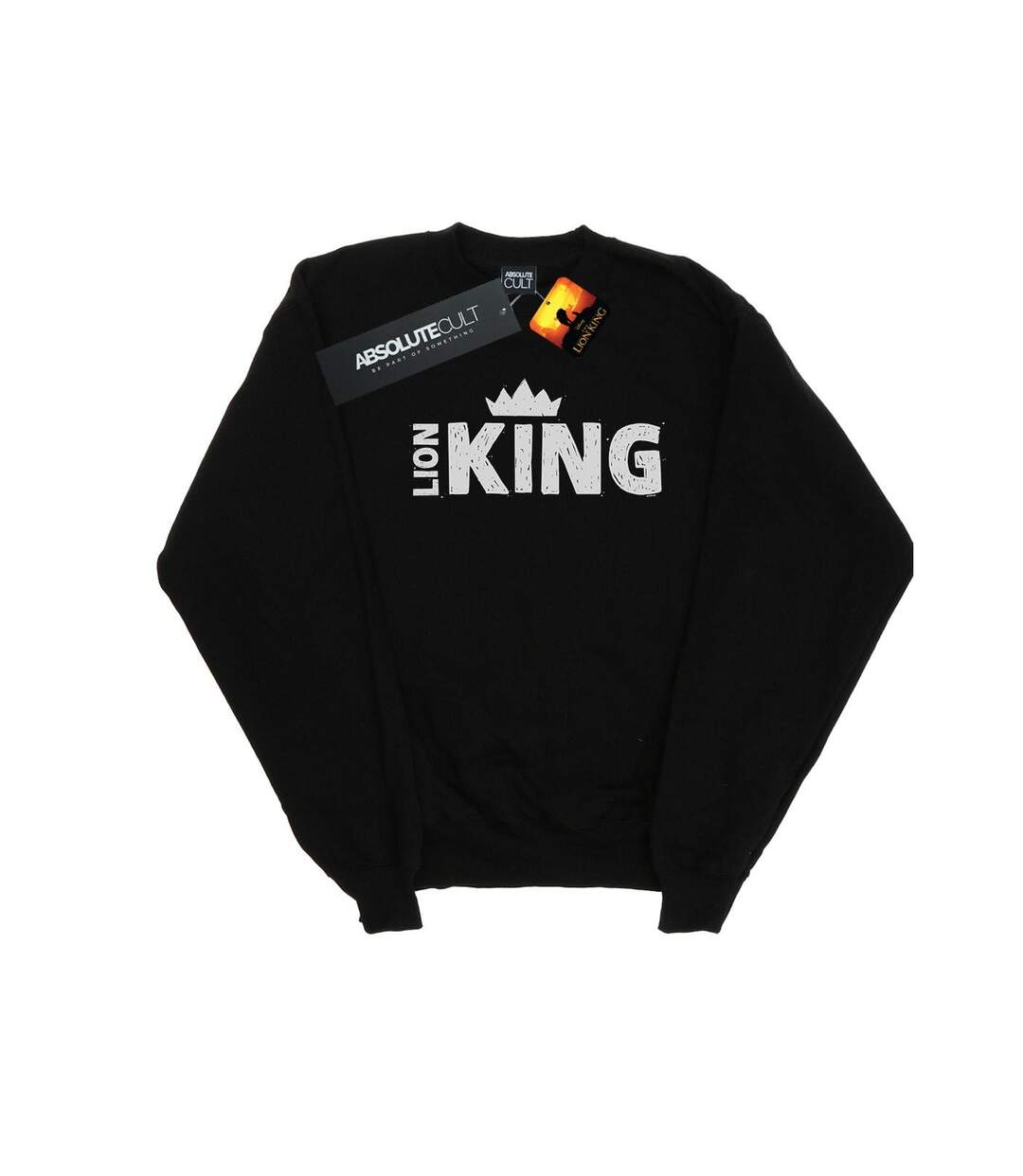 Disney Sweatshirt à couronnes Le Roi Lion Movie Womens/Ladies (Noir) - UTBI22231-1