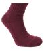 Chaussettes de randonnée laugton femme bordeaux Craghoppers