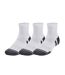 x3 paires de chaussettes blanc homme under armour performance tech-1