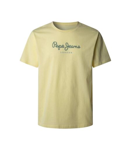 T-Shirt jaune homme pepe jeans eggo
