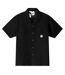 Mens Regular Short-sleeved Shirt Black Pretty Green-2