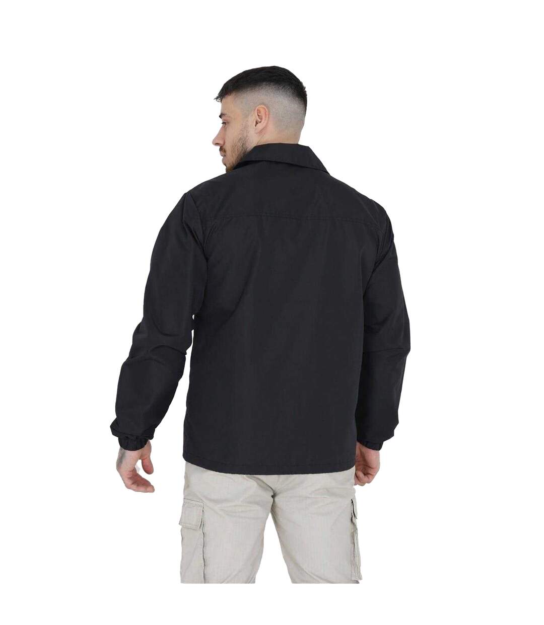 Veste D´entraîneur Homme Noir Brave Soul-3