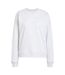 Womens/ladies Woodmark Logo Sweatshirt Light Grey Heather Adidas-2