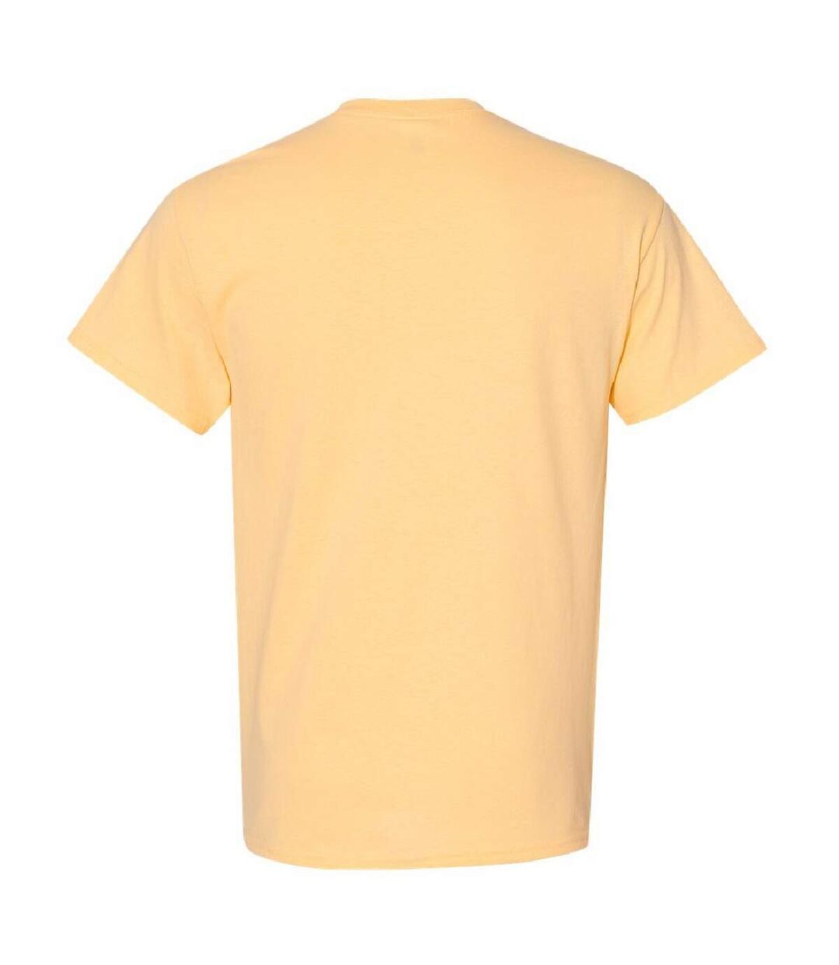 Gildan Mens Heavy Cotton Short Sleeve T Shirt Yellow Haze Atlas For Men