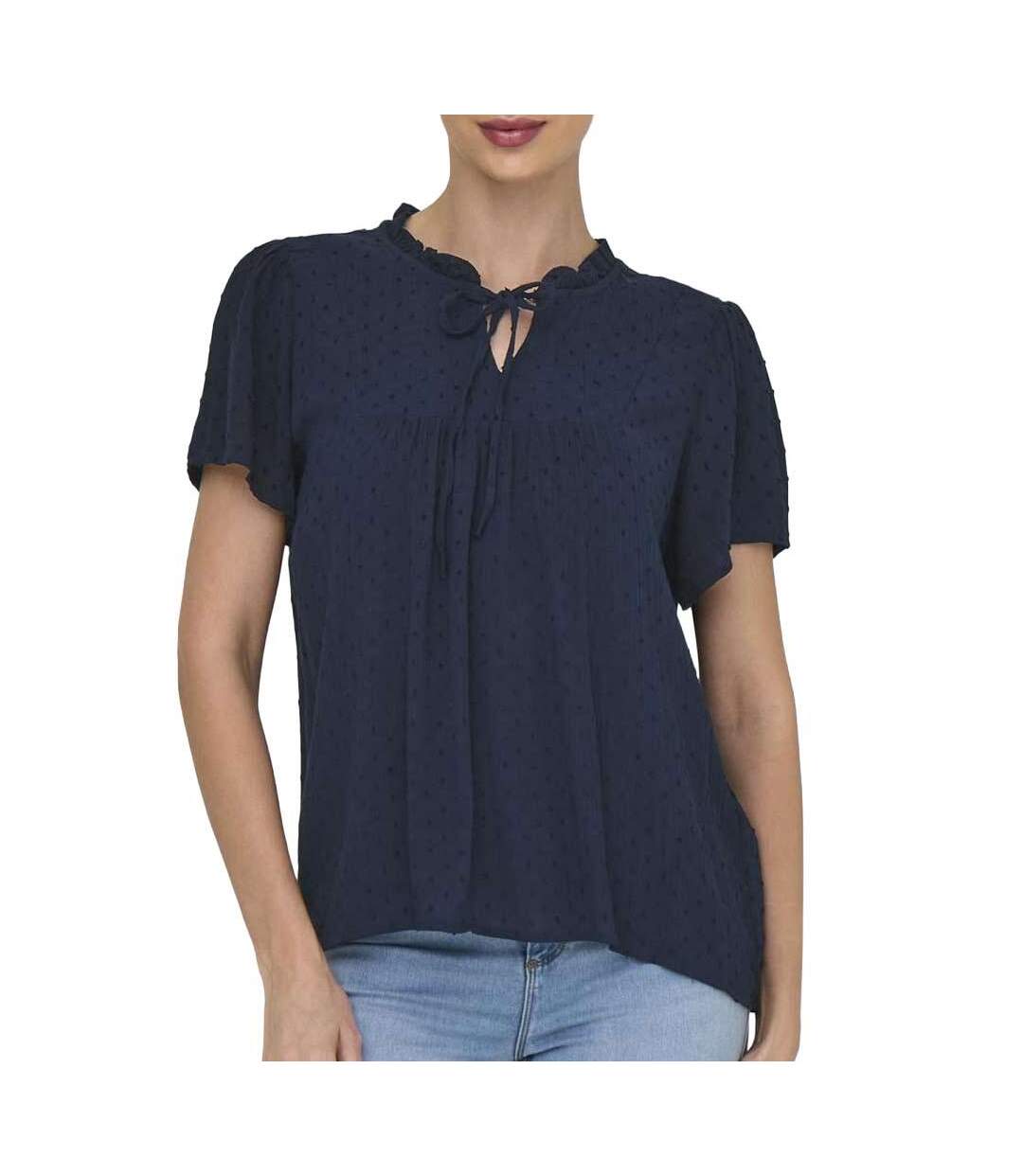 Blouse marine femme jdy lima-1