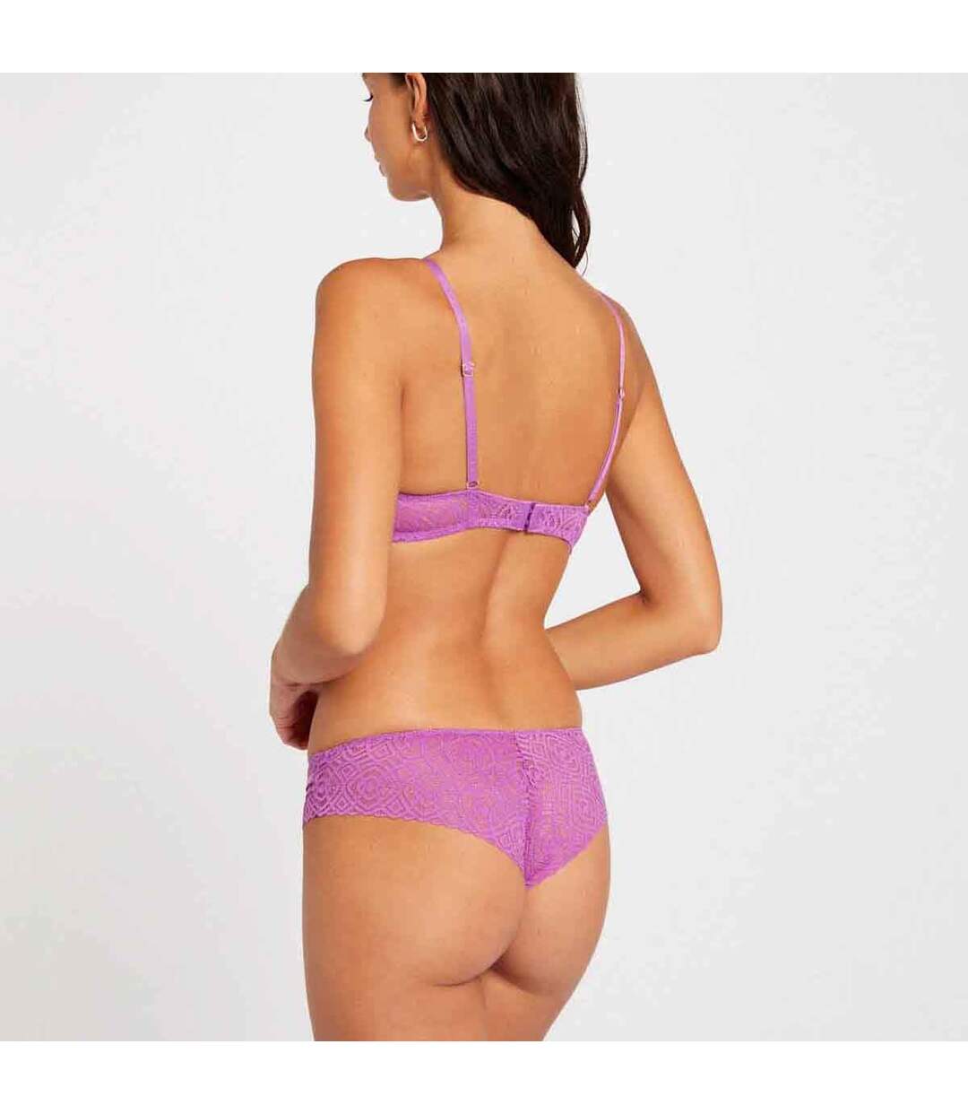 Soutien-gorge ampliforme coque moulée violet Gwen-4