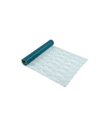 Chemin de Table Jetable Effet Maille 30cmx5m Émeraude