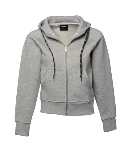Tee Jays - Sweatshirt à capuche et fermeture zippée - Femme (Gris) - UTBC3320