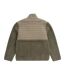 Animal Mens Hennie Borg Recycled Fleece Jacket (Khaki Green) - UTMW2594