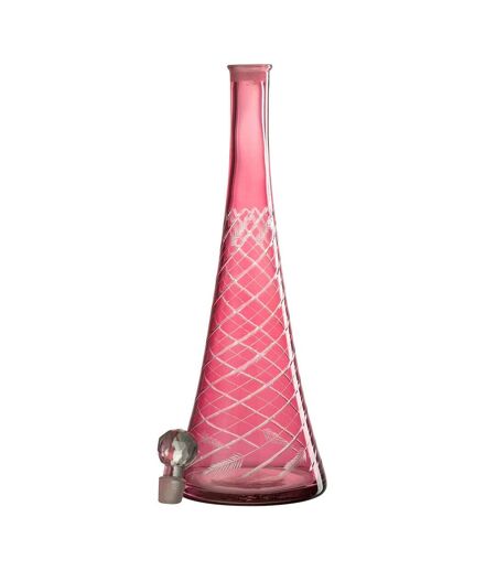 Carafe en Verre Tiges Anastasia 42cm Rouge