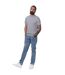 Mens Rom Cotton Straight Jeans Light Wash Firetrap-2