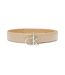 Ceinture beige femme calvin klein jeans ck buckle belt - t 100-1