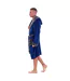 Robe De Chambre Homme Bleu Marine Charbon Keanu-1