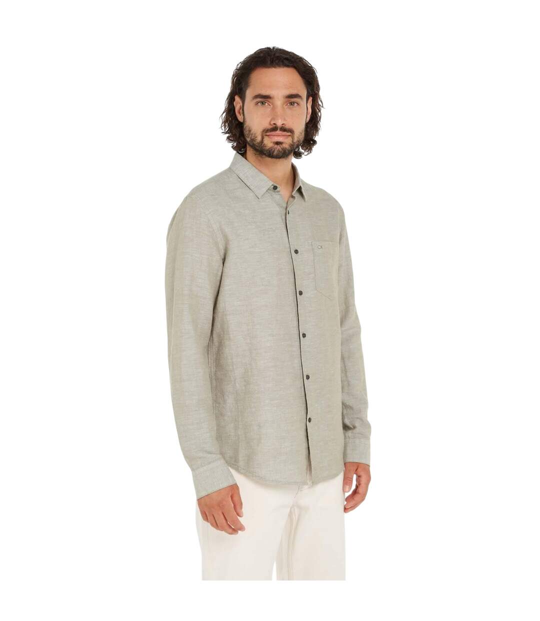 Chemise Homme Vert Calvin Klein-1
