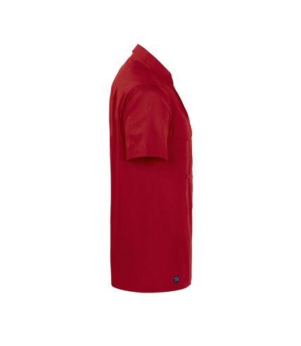 Projob Mens Short-Sleeved Formal Shirt (Red) - UTUB802