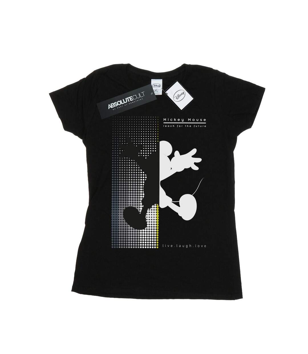 Disney Femme/Les femmes Mickey Mouse Reach For The Future - T-shirt en coton (Noir) - UTBI31865-1