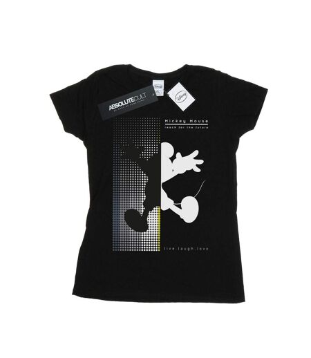Disney Femme/Les femmes Mickey Mouse Reach For The Future - T-shirt en coton (Noir) - UTBI31865