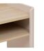Console effet bois 1 tiroir ROUNDY - Beige-5