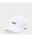 Casquette De Baseball Motif/style Logo Brodé Seth Adulte Blanc Boss-1