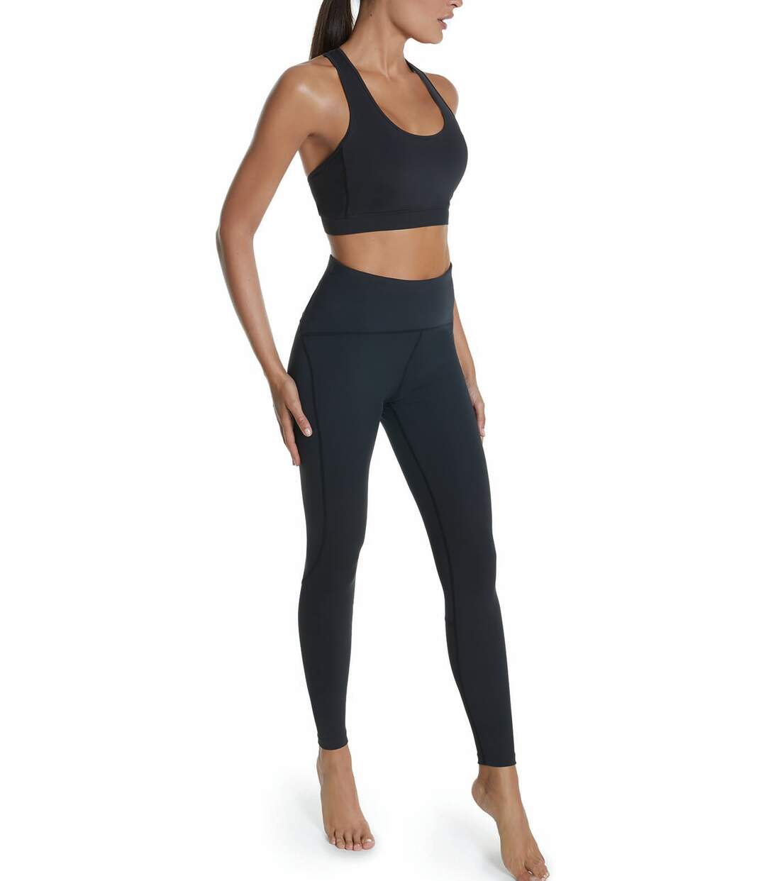 Legging sport long Tech ST2 noir Selmark-4