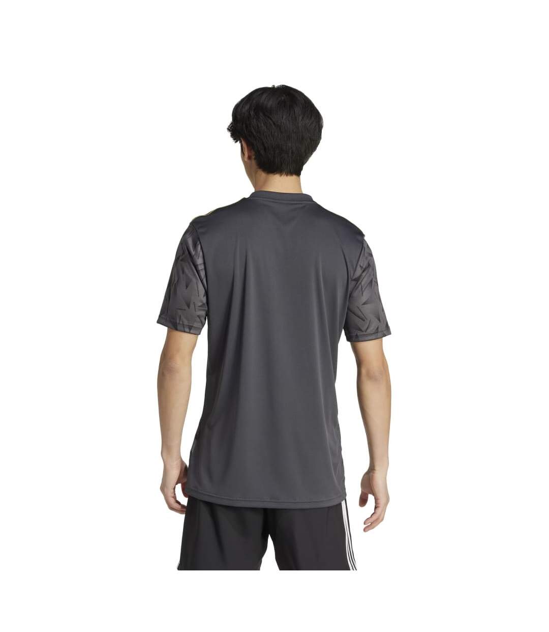 T-shirt Style Motif Géométrique Team Icon Homme Gris Adidas-4