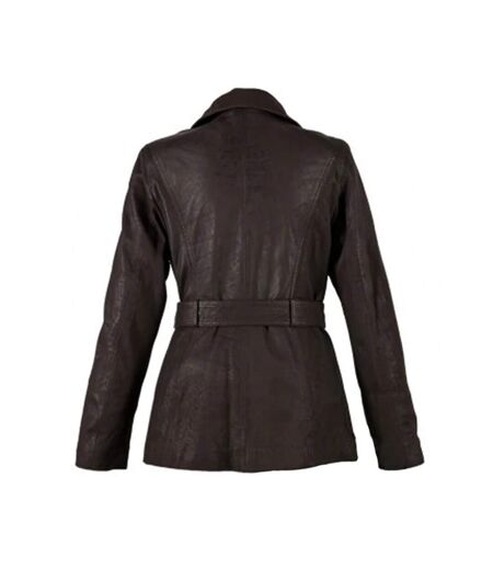 Veste Classic Femme Chocolat Eastern Counties Leather