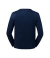 Russell Mens Pure Organic Long Sleeve T-Shirt (French Navy)