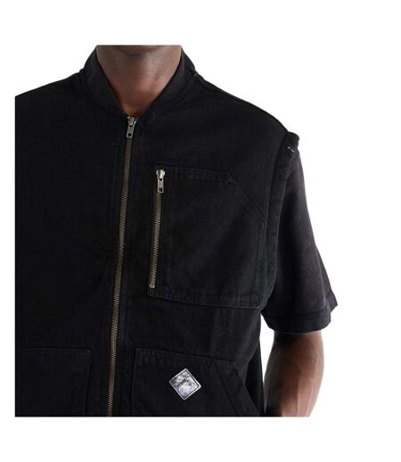 Veste sans manches noire homme kaporal rixe