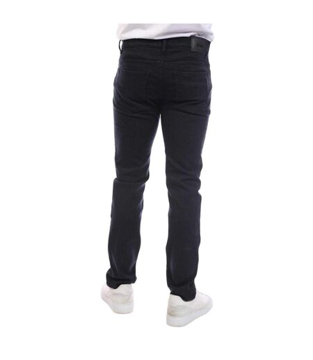 Mens Delaware Cotton Slim Jeans Dark Blue Boss